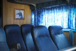  jim reeves1956 flxible tour bus inside seats