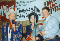 Kitty Wells and Johnny Wright in 1997
